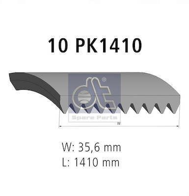 DT Spare Parts Keilrippenriemen