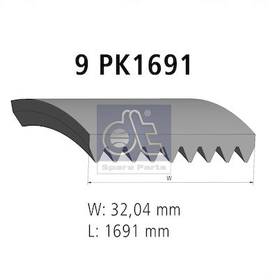 DT Spare Parts Keilrippenriemen