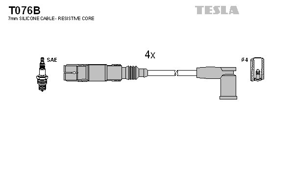 TESLA Zündleitungssatz