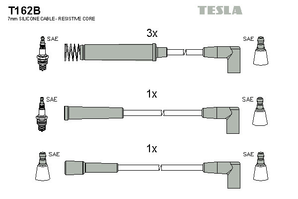 TESLA Zündleitungssatz