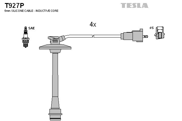 TESLA Zündleitungssatz