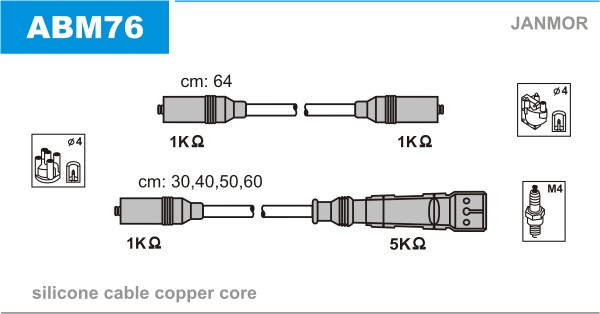JANMOR Zündleitungssatz