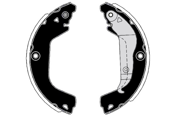 RAICAM Bremsbackensatz