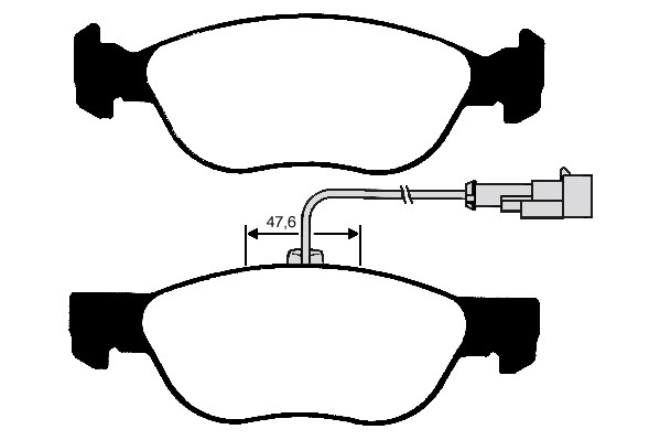 RAICAM Bremsbelagsatz, Scheibenbremse