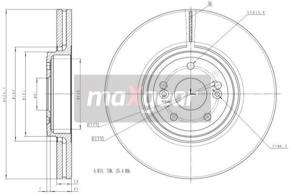 MAXGEAR Bremsscheibe