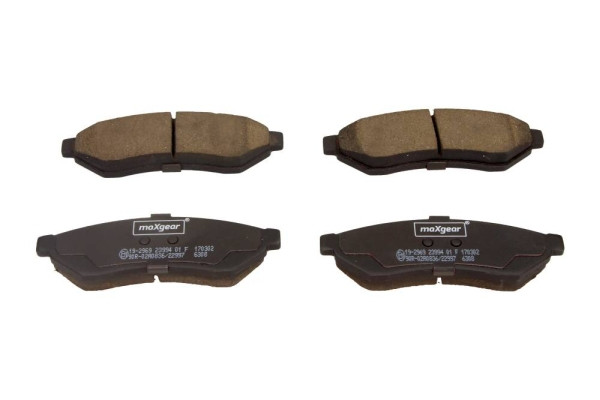 MAXGEAR Bremsbelagsatz, Scheibenbremse