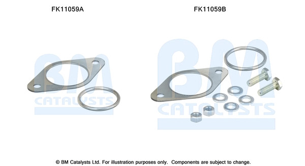 BM CATALYSTS Montagesatz, Ruß-/Partikelfilter