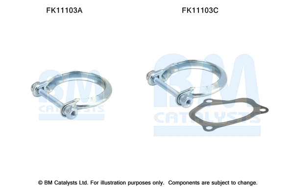 BM CATALYSTS Montagesatz, Ruß-/Partikelfilter