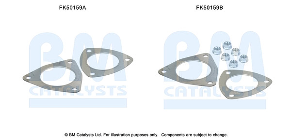 BM CATALYSTS Montagesatz, Abgasrohr