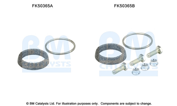 BM CATALYSTS Montagesatz, Abgasrohr