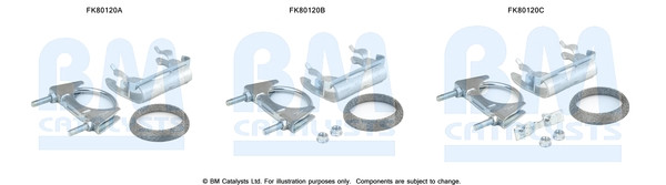 BM CATALYSTS Montagesatz, Katalysator