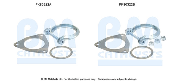 BM CATALYSTS Montagesatz, Katalysator