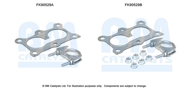 BM CATALYSTS Montagesatz, Katalysator