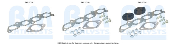 BM CATALYSTS Montagesatz, Katalysator