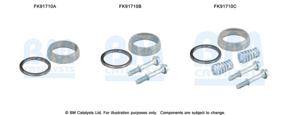 BM CATALYSTS Montagesatz, Katalysator