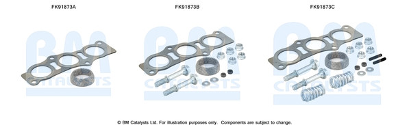 BM CATALYSTS Montagesatz, Katalysator