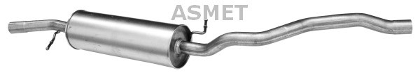 ASMET Mittelschalldämpfer