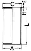 KOLBENSCHMIDT Zylinderlaufbuchse KOLBENSCHMIDT Zylinderlaufbuchse