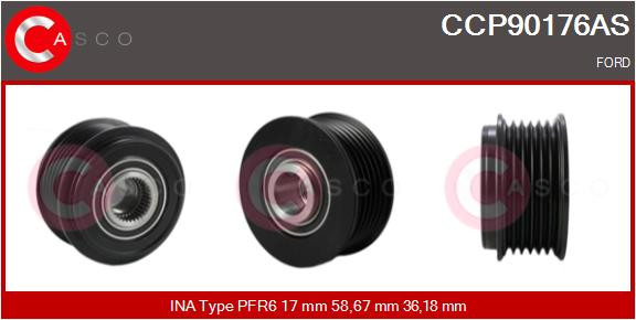 CASCO Riemenscheibe, Generator