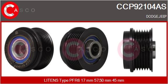 CASCO Riemenscheibe, Generator