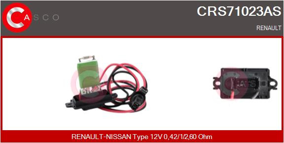 CASCO Widerstand, Innenraumgebläse