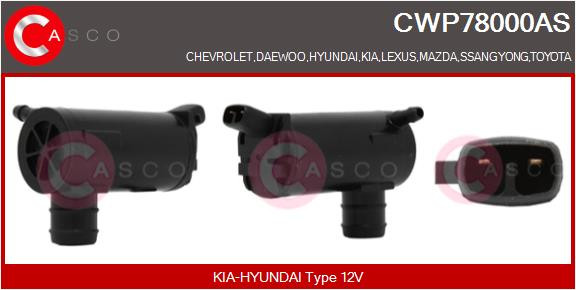 CASCO Waschwasserpumpe, Scheibenreinigung