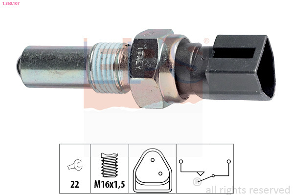 EPS Schalter, Rückfahrleuchte