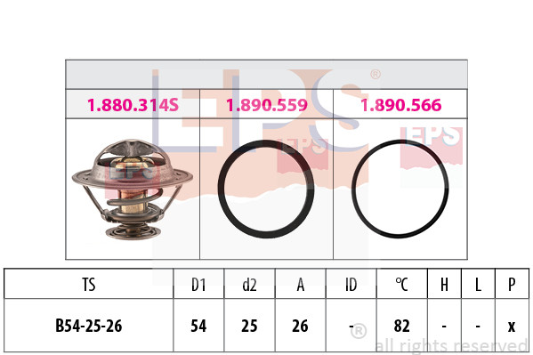 EPS Thermostat, Kühlmittel