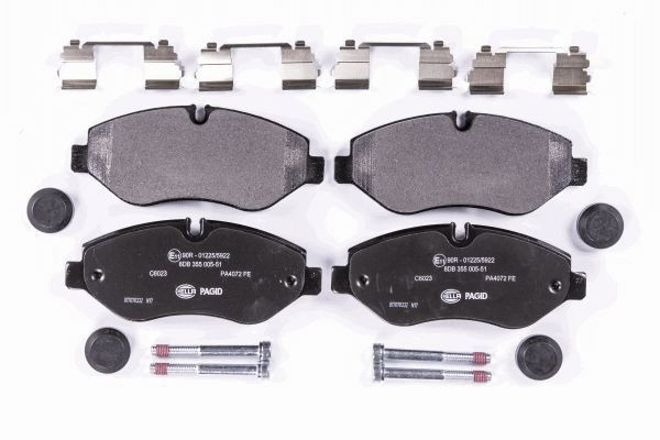 HELLA PAGID Bremsbelagsatz, Scheibenbremse