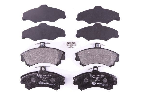 HELLA PAGID Bremsbelagsatz, Scheibenbremse