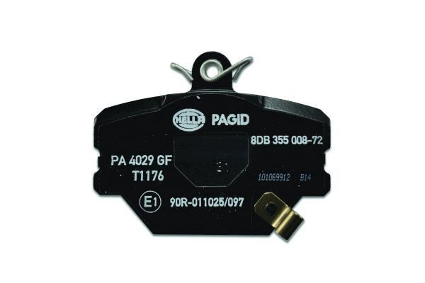 HELLA PAGID Bremsbelagsatz, Scheibenbremse