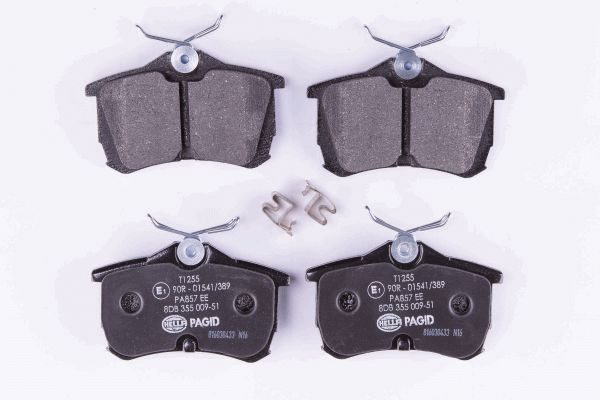 HELLA PAGID Bremsbelagsatz, Scheibenbremse