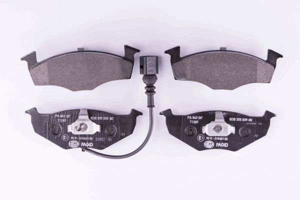 HELLA PAGID Bremsbelagsatz, Scheibenbremse