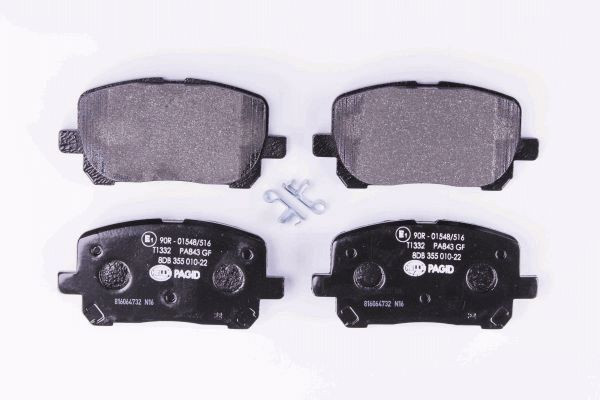 HELLA PAGID Bremsbelagsatz, Scheibenbremse