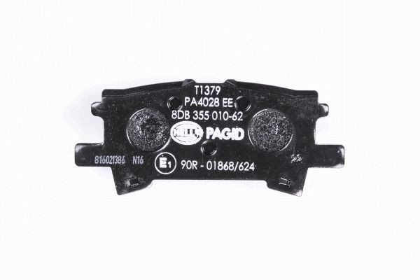 HELLA PAGID Bremsbelagsatz, Scheibenbremse