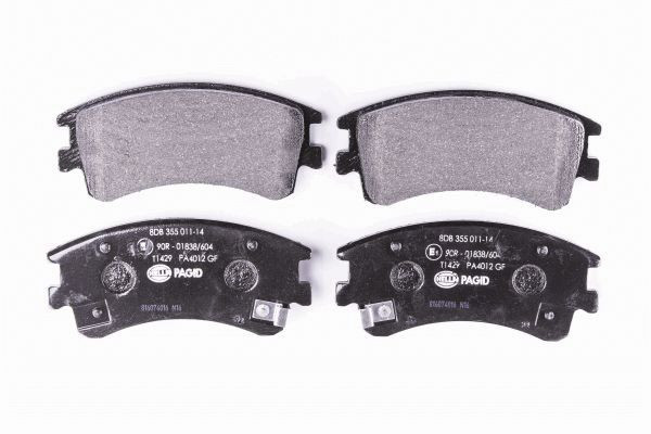 HELLA PAGID Bremsbelagsatz, Scheibenbremse