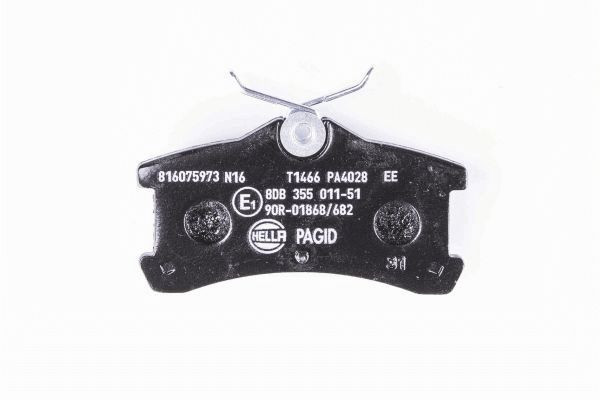 HELLA PAGID Bremsbelagsatz, Scheibenbremse