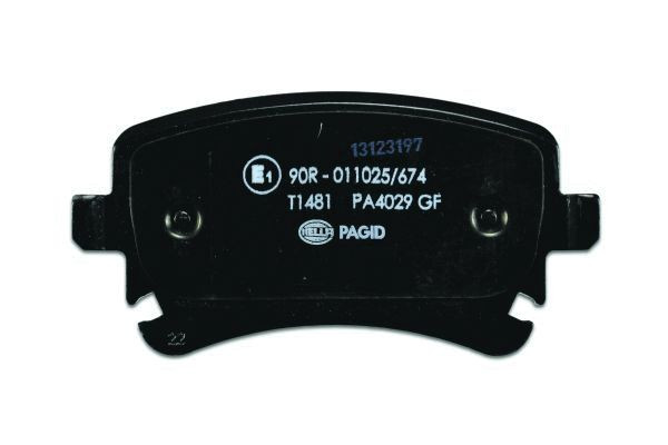 HELLA PAGID Bremsbelagsatz, Scheibenbremse