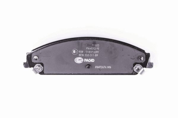 HELLA PAGID Bremsbelagsatz, Scheibenbremse