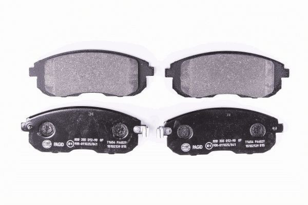 HELLA PAGID Bremsbelagsatz, Scheibenbremse