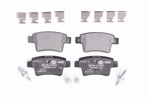 HELLA PAGID Bremsbelagsatz, Scheibenbremse