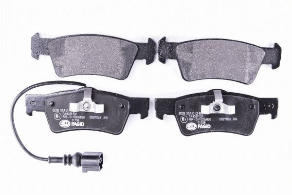 HELLA PAGID Bremsbelagsatz, Scheibenbremse