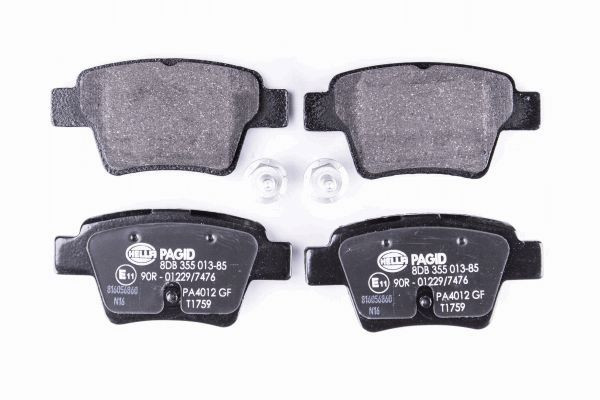 HELLA PAGID Bremsbelagsatz, Scheibenbremse