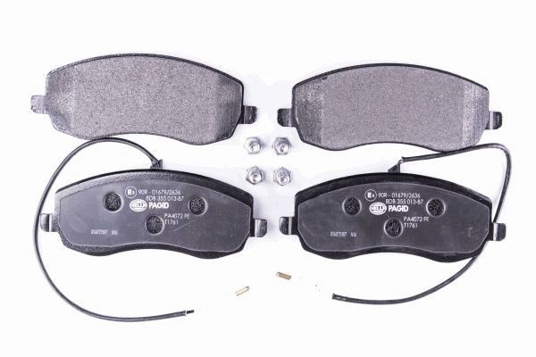 HELLA PAGID Bremsbelagsatz, Scheibenbremse