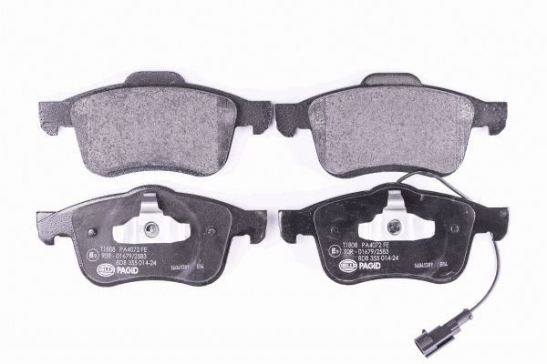 HELLA PAGID Bremsbelagsatz, Scheibenbremse
