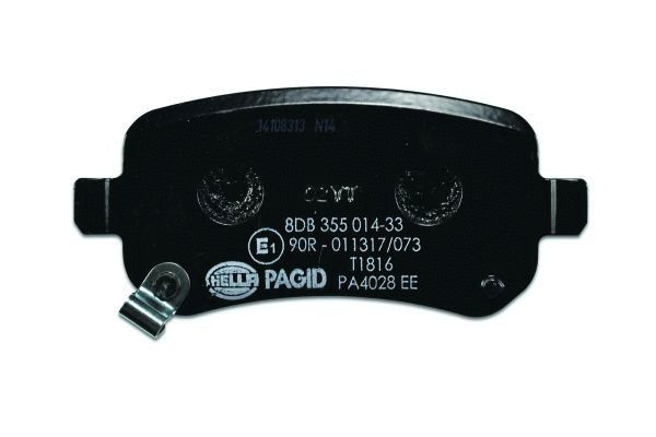 HELLA PAGID Bremsbelagsatz, Scheibenbremse