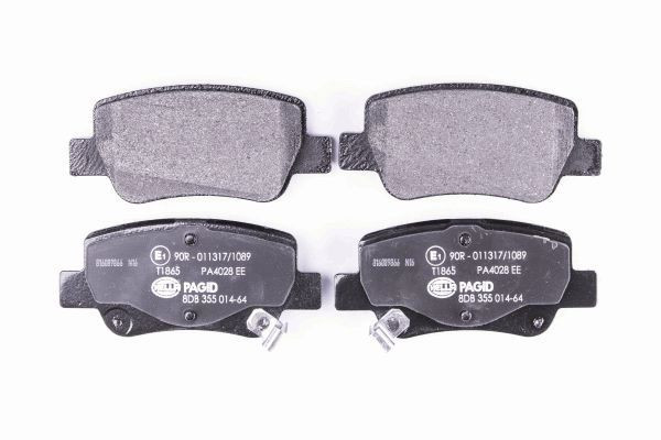 HELLA PAGID Bremsbelagsatz, Scheibenbremse