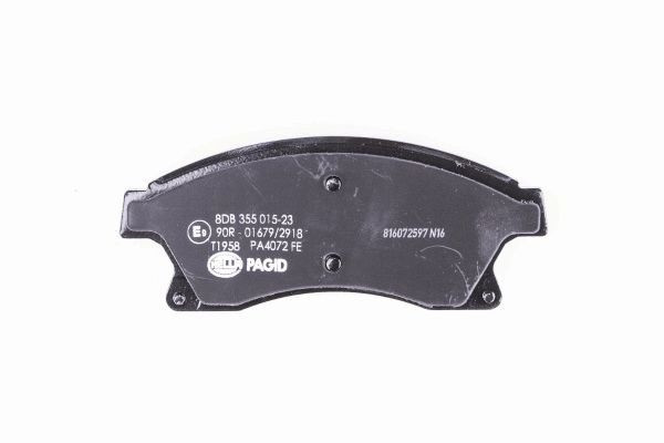 HELLA PAGID Bremsbelagsatz, Scheibenbremse