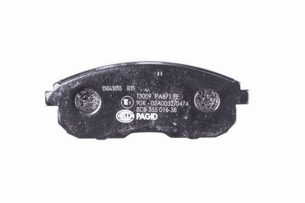 HELLA PAGID Bremsbelagsatz, Scheibenbremse