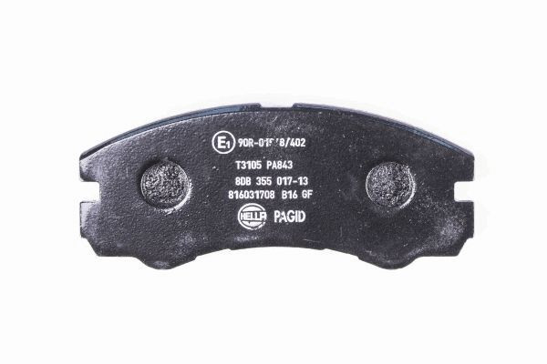 HELLA PAGID Bremsbelagsatz, Scheibenbremse